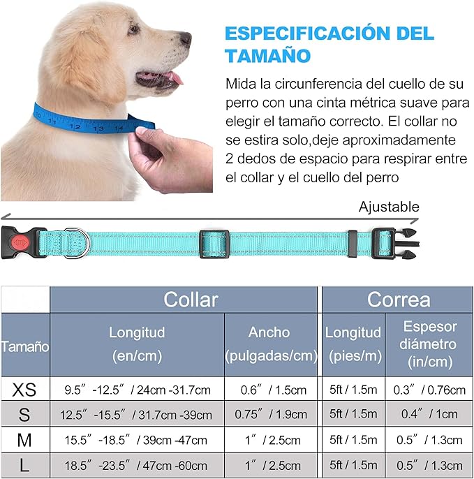 haapaw – Collar Reflectante y Acolchado Comodidad, seguridad y cariño en cada paseo