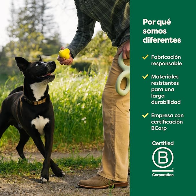 Earth Rated – Pelota para Perros Juguete interactivo de goma natural · Tamaño pequeño