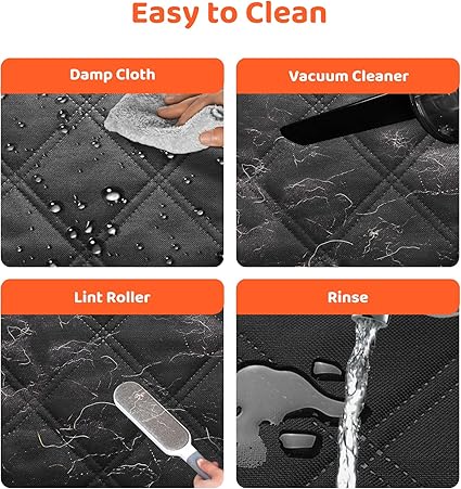 KYG Funda para Perros para Coche – Protección Completa con Ventana de Malla y Cuidado para Cada Viaje