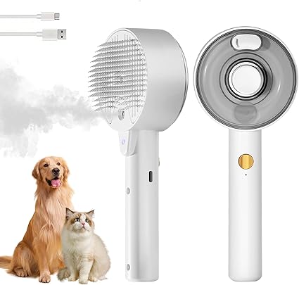 Cepillo de Vapor 4 en 1 para Gatos – Limpieza, Suavidad y Caricias que Sanan