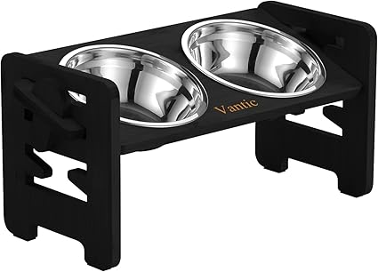 Vantic Comedero Elevado Ajustable — Alimentar con Amor, Cuidar con Alma