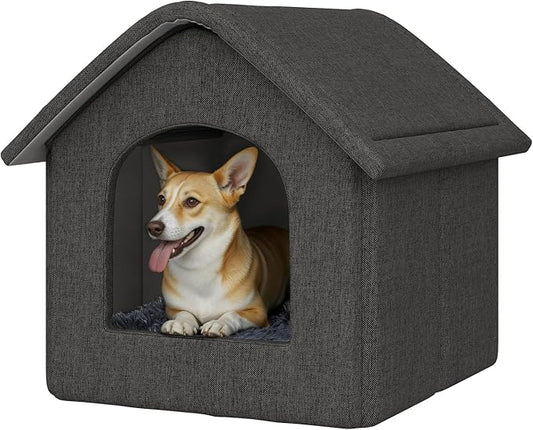 EUGAD – Cama/Cueva Grande para Gatos (60×55×60 cm) - Un refugio cálido, silencioso y lleno de hogar