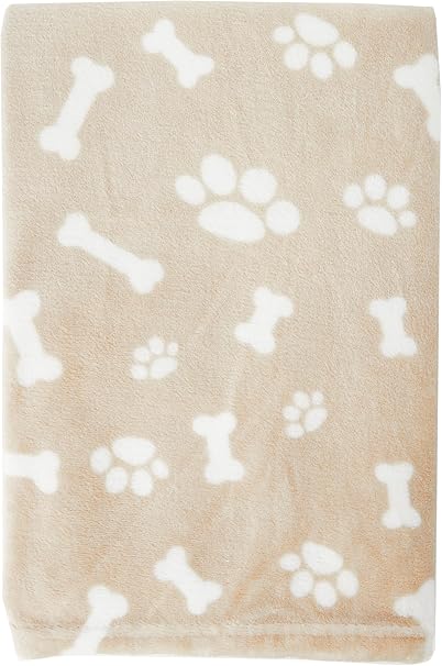 TRIXIE – Manta para Perros y Gatos “Kenny” (75 × 100 cm, Beige) - Suavidad, calor y tradición para los que siempre nos acompañan