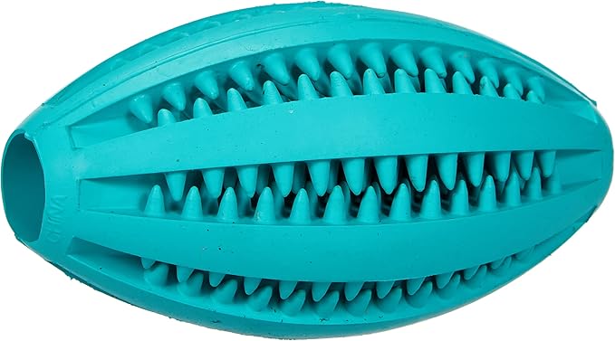 TRIXIE – Pelota Rugby Denta Fun (11 cm) - Cuidado, tradición y juego para todas las razas