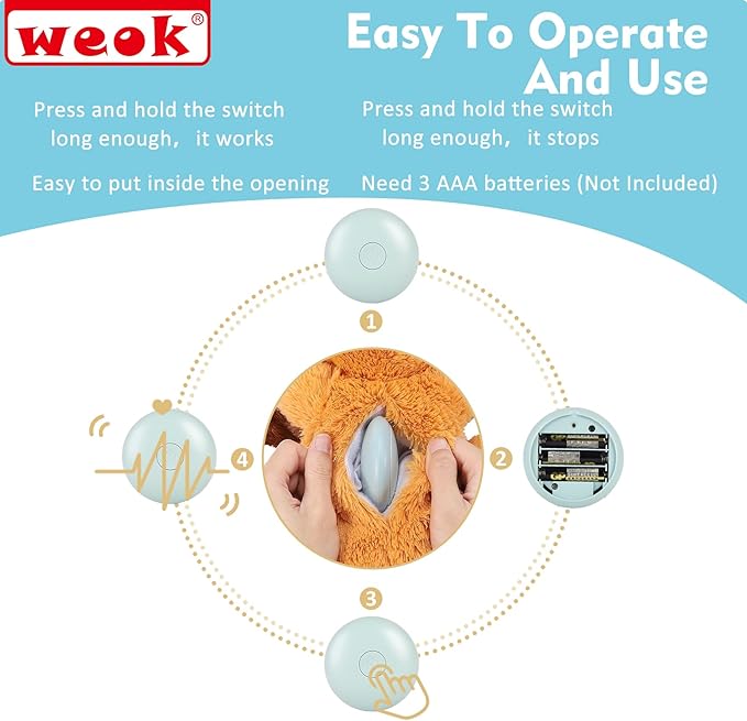 Juguete de Latido del Corazón para Cachorros - Calma, compañía y tradición para el alma de tu pequeño