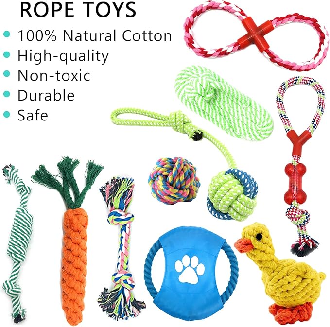 Juguetes Interactivos para Perros – Pack de 15 Piezas - Juego, tradición y cuidado en cada mordida