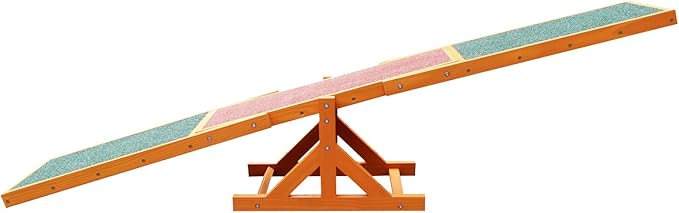 WilTec – Balancín de Agilidad para Perros – Ejercicio y Entrenamiento Canino para Exterior