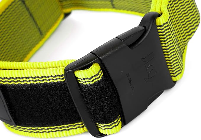 Collar Color & Gray – Seguridad, Fuerza y Control con Alma   40 mm · Ajustable 38–53 cm · Neón/Gris