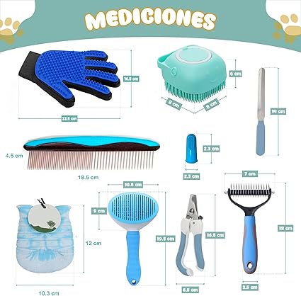 Kit de Aseo para Perros y Gatos – El Ritual Completo de Cuidado con Amor