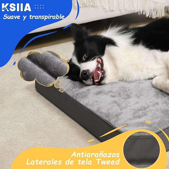 KSIIA Cama Ortopédica para Perros – Donde el Descanso se Convierte en Bienestar
