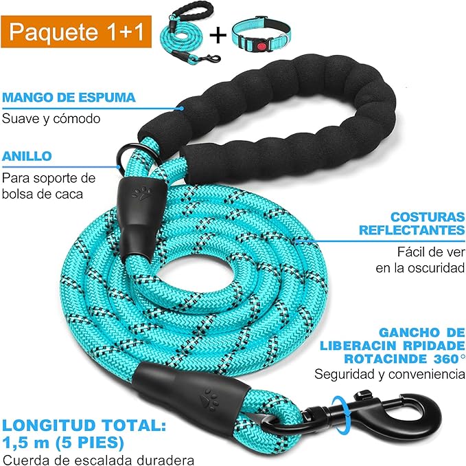 haapaw – Collar Reflectante y Acolchado   Comodidad, seguridad y cariño en cada paseo