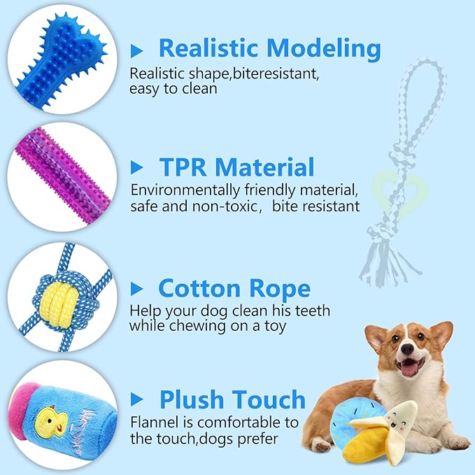 Juguetes para Perros – Pack de 19 Piezas - Tradición, juego y cariño para tu compañero fiel