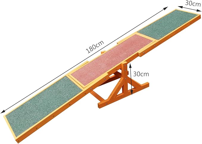 WilTec – Balancín de Agilidad para Perros – Ejercicio y Entrenamiento Canino para Exterior