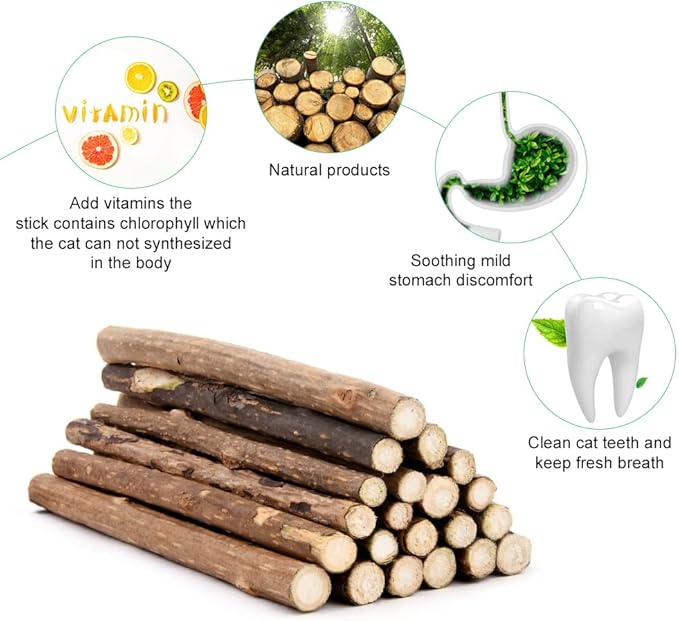 OSDUE – Palitos de Hierba Gatera 100% Orgánicos (32 uds) - Un ritual natural, ancestral y lleno de calma para tu gato