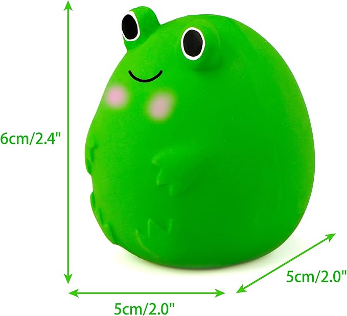 Chiwava – Pack de 4 Juguetes de Látex con Sonido - Pequeños animales, grandes momentos de alegría