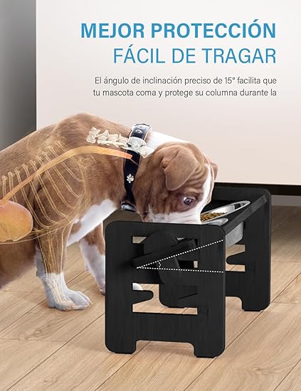 Vantic Comedero Elevado Ajustable — Alimentar con Amor, Cuidar con Alma