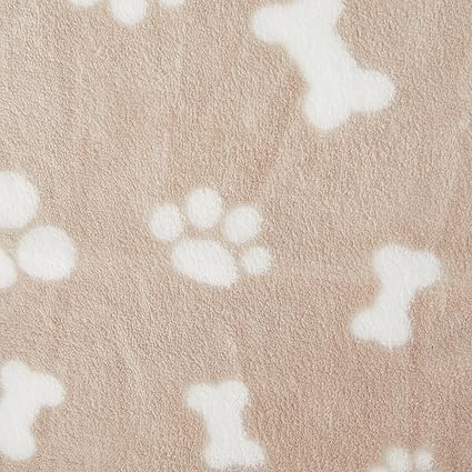 TRIXIE – Manta para Perros y Gatos “Kenny” (75 × 100 cm, Beige) - Suavidad, calor y tradición para los que siempre nos acompañan