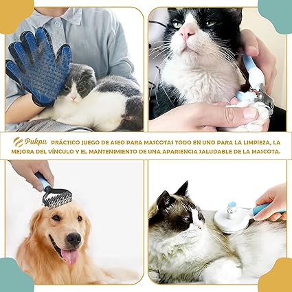 Kit de Aseo para Perros y Gatos – El Ritual Completo de Cuidado con Amor