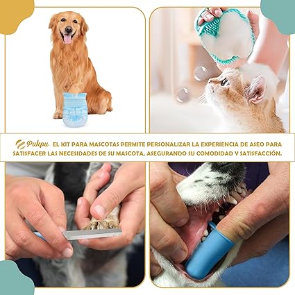 Kit de Aseo para Perros y Gatos – El Ritual Completo de Cuidado con Amor