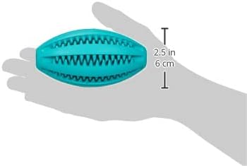 TRIXIE – Pelota Rugby Denta Fun (11 cm) - Cuidado, tradición y juego para todas las razas