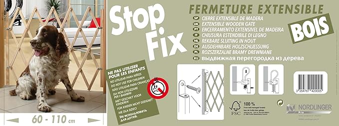 Nordlinger Pro Stop'Fix – La barrera de madera que cuida, protege y mantiene la armonía en tu hogar