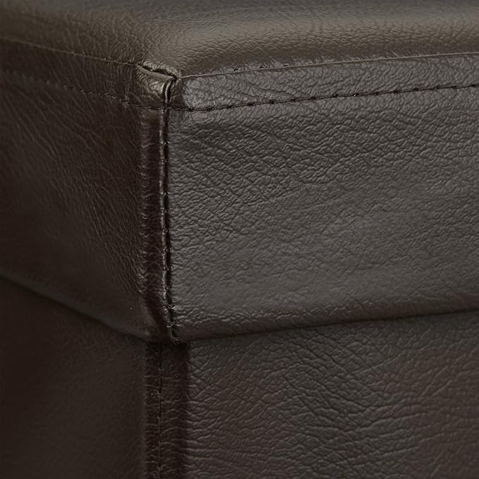 Relaxdays – Banco/Caseta para Perros (Cuero de Imitación, Marrón) - Elegancia rústica y comodidad… todo en un solo mueble