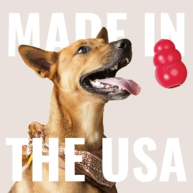 KONG Classic – Juguete Rellenable para Perros Pequeños - El clásico que nunca falta en un hogar con fuego y cariño