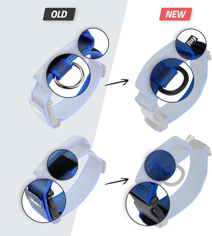 Collar Color & Gray – Seguridad, Fuerza y Control con Alma   40 mm · Ajustable 38–53 cm · Neón/Gris